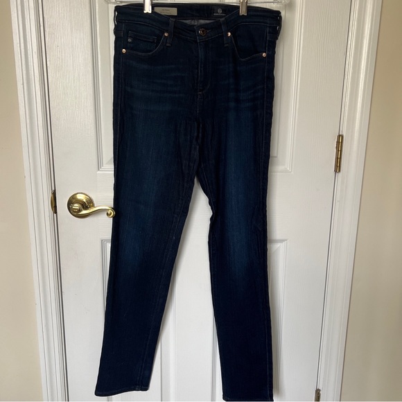 AG Adriano Goldschmidt The Prima Mid Rise cigarette Jeans Sz 28R EUC - Picture 1 of 11